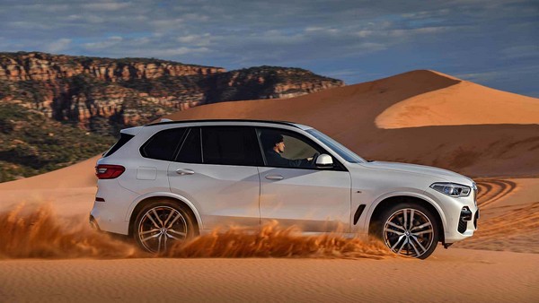 BMW X5 2019 on the road