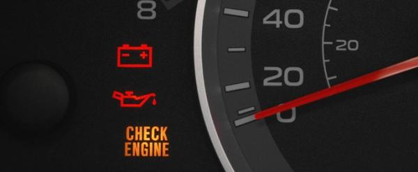 Check engine light is on