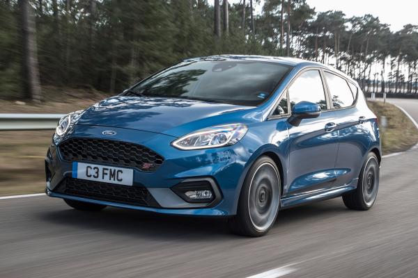 Ford Fiesta ST on the road