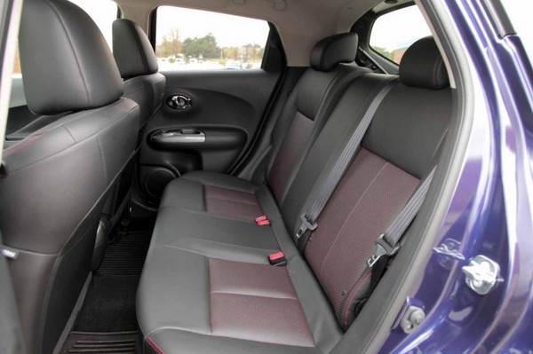 Nissan Juke rear seats