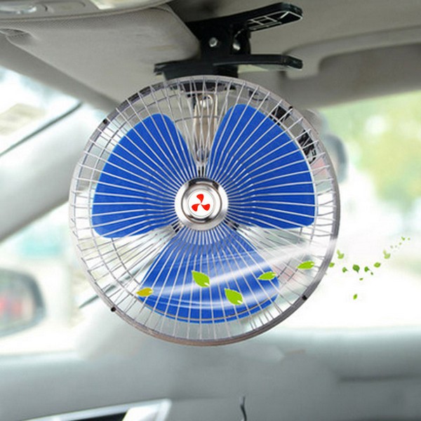 A fan in a car
