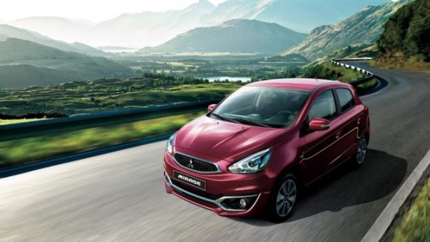 Mitsubishi Mirage 1.2 GLS MT 2018 on the road