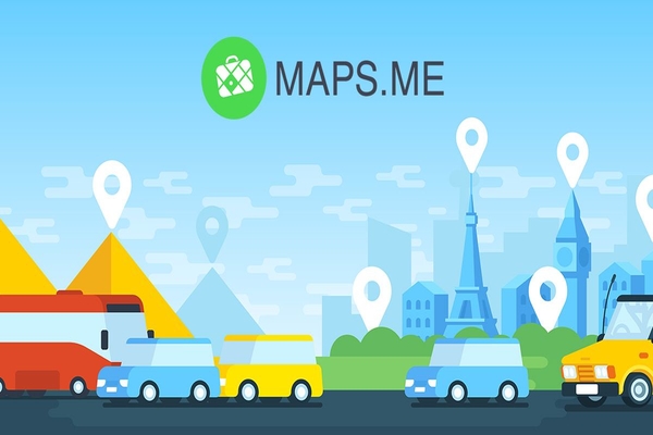 Maps.me app