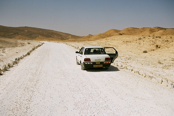 a car on the road