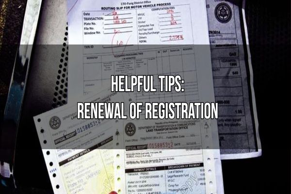 tips for having your vehicle registration renewed