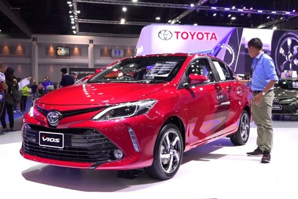 Toyota Vios 2018 angular front