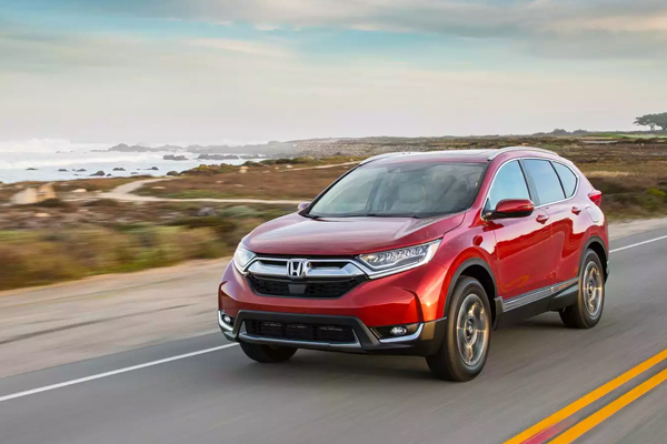 Honda CRV 2018 on the road