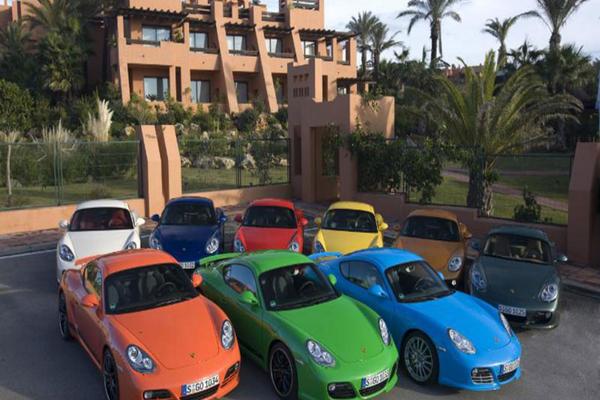 Assorted colors of car