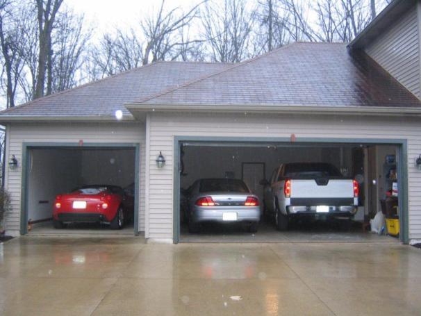 cars in garage