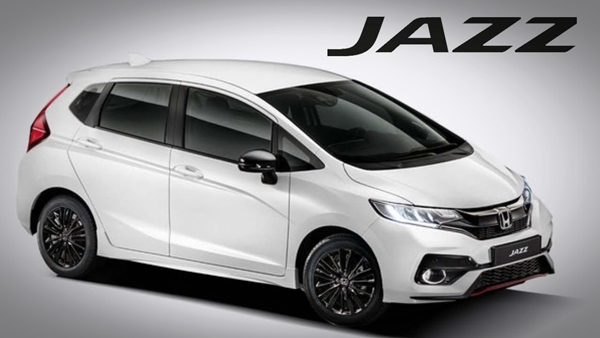 A white Honda Jazz 2020