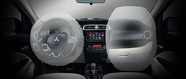 mitsubishi mirage g4 airbags