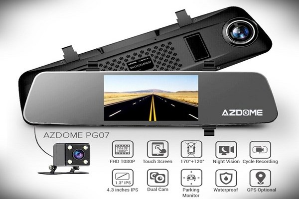 Azdome PG07 Dual Lens Dashcam