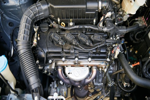 The Suzuki Ertiga's engine