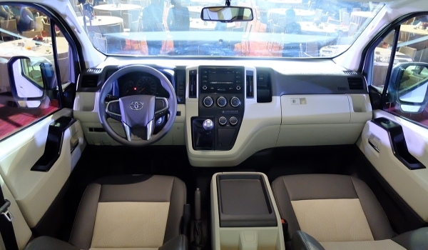 Toyota Hiace's interior