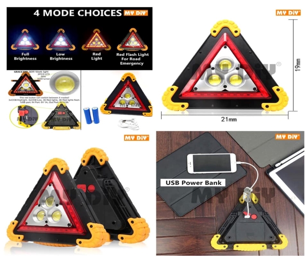 Multi-Function Work Light Car Early Warning Device Triangle Sign price